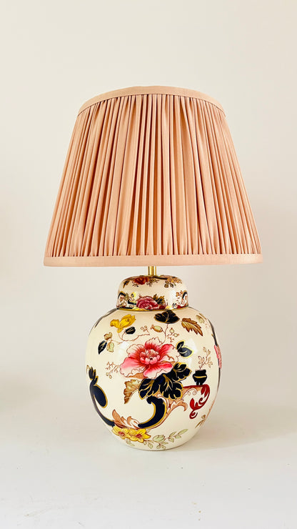 Large Antique Mason’s Lamp