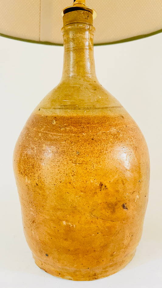 French Studio Pottery Lamp