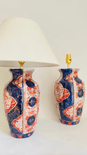 Load image into Gallery viewer, Antique Japanese Imari Lamp - pre order for early July
