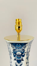 Load image into Gallery viewer, Antique Royal Delft Distel Lamp - pre order for end of March
