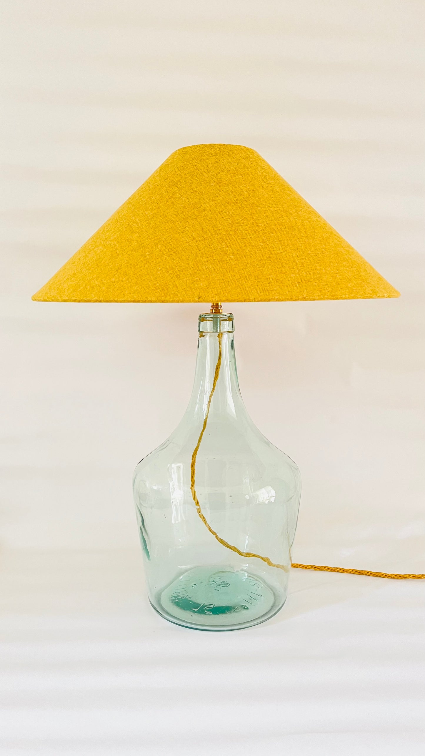 Large Antique Demijohn Lamp