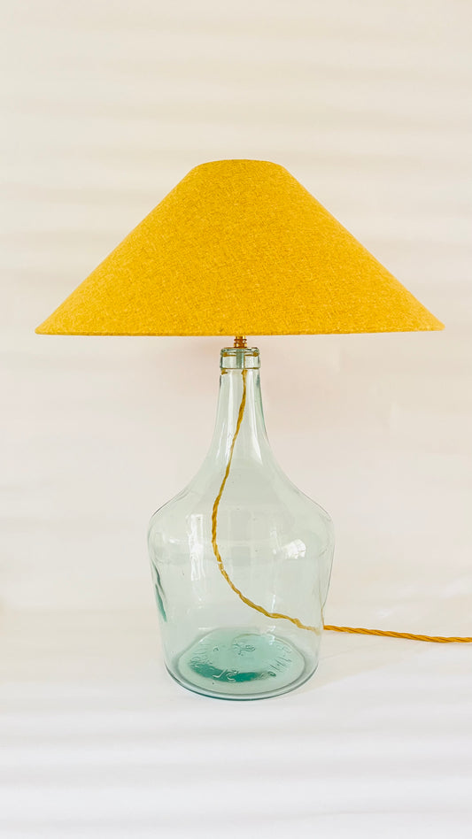 Large Antique Demijohn Lamp