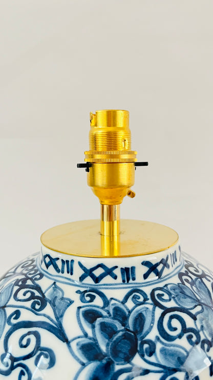 Antique Makkum Lamp - pre order for mid May
