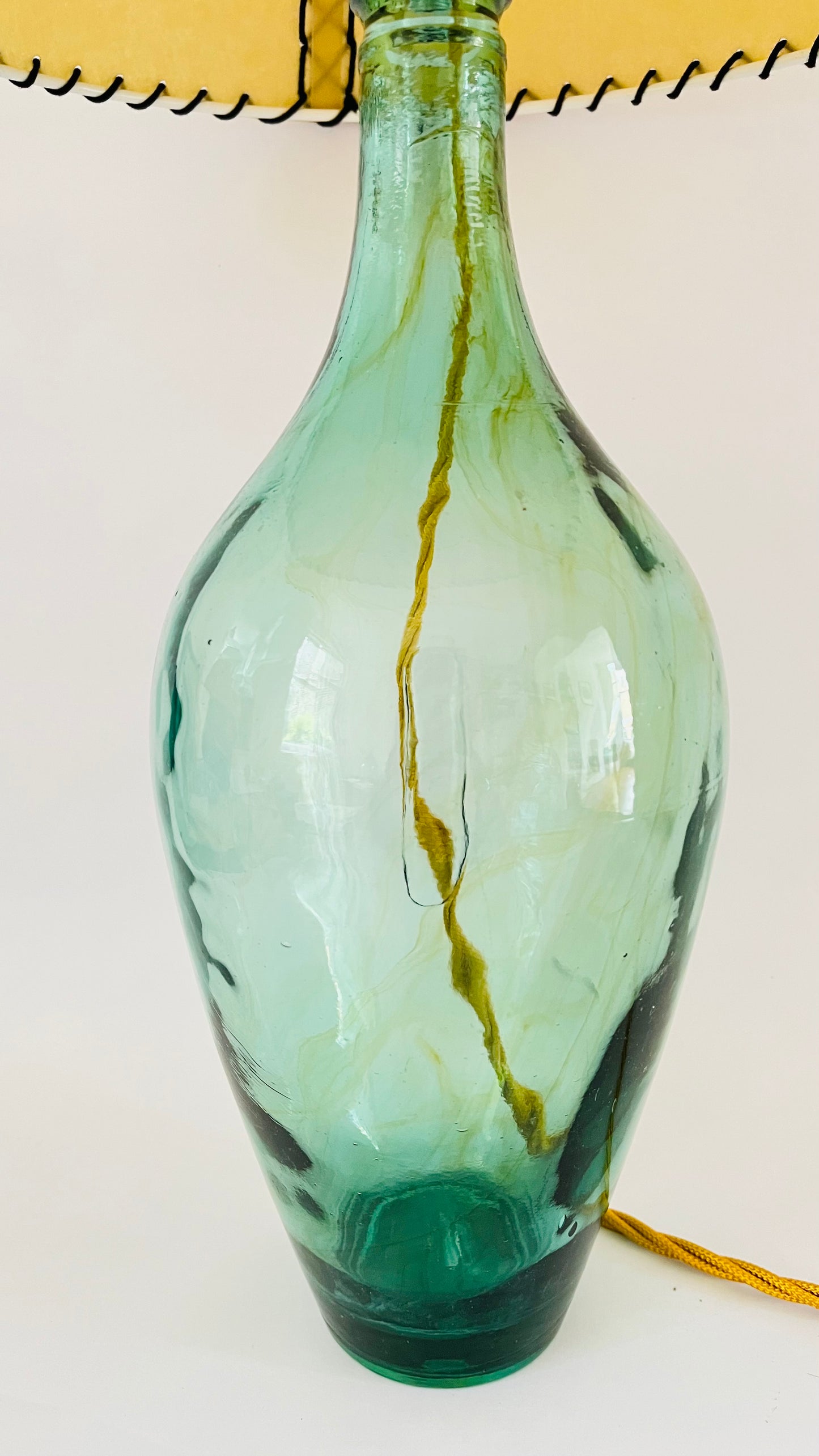 Antique French Bottle Lamp