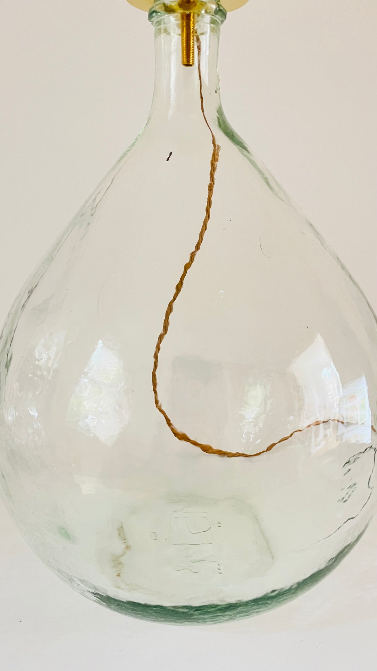 Antique French Demijohn Lamp