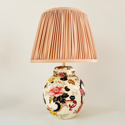 Large Antique Mason’s ‘Mandalay’ Lamp