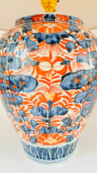Antique Japanese Imari Lamp
