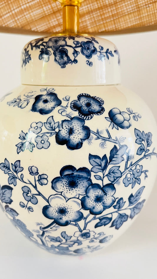 Antique Mason’s ‘Manchu’ Jar Lamp