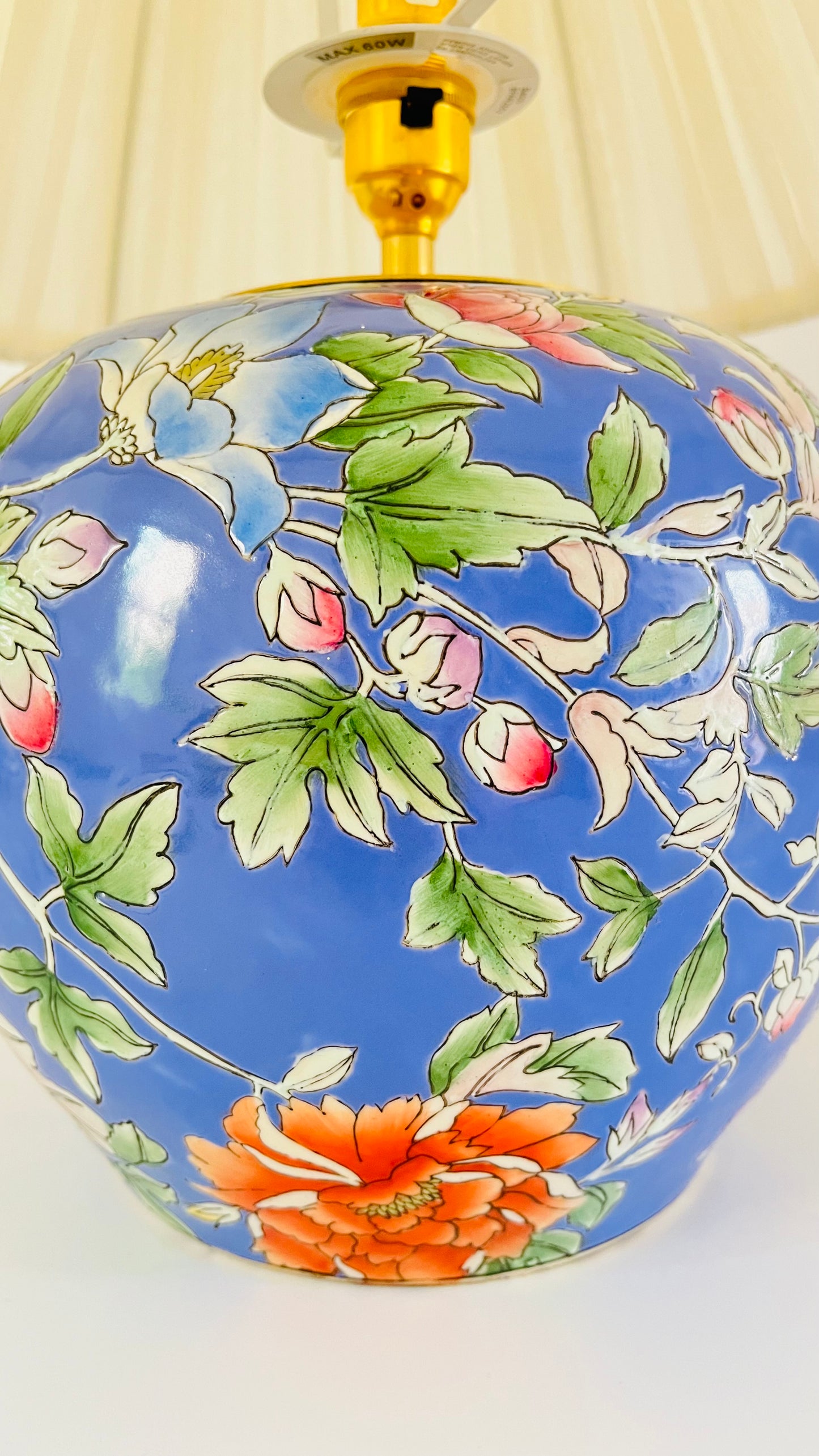 Antique Flower Lamp
