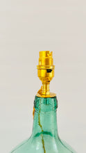 Load image into Gallery viewer, Antique French Demijohn Bottle Lamp
