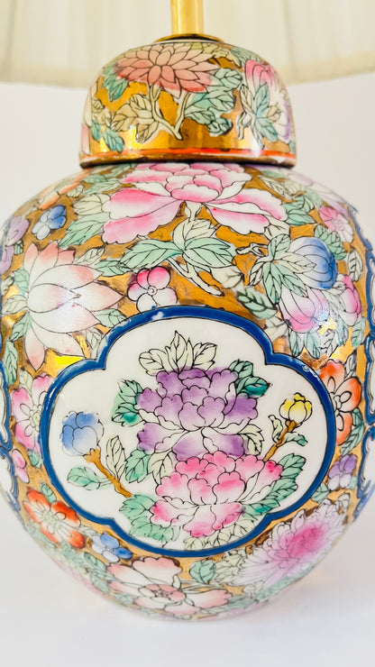 Antique Golden Jar Lamp