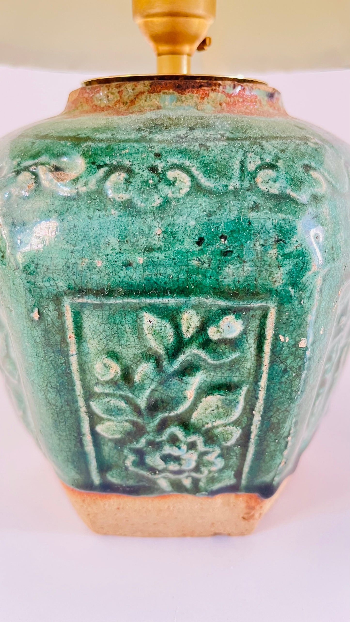 Antique Mini Ginger Jar Lamp