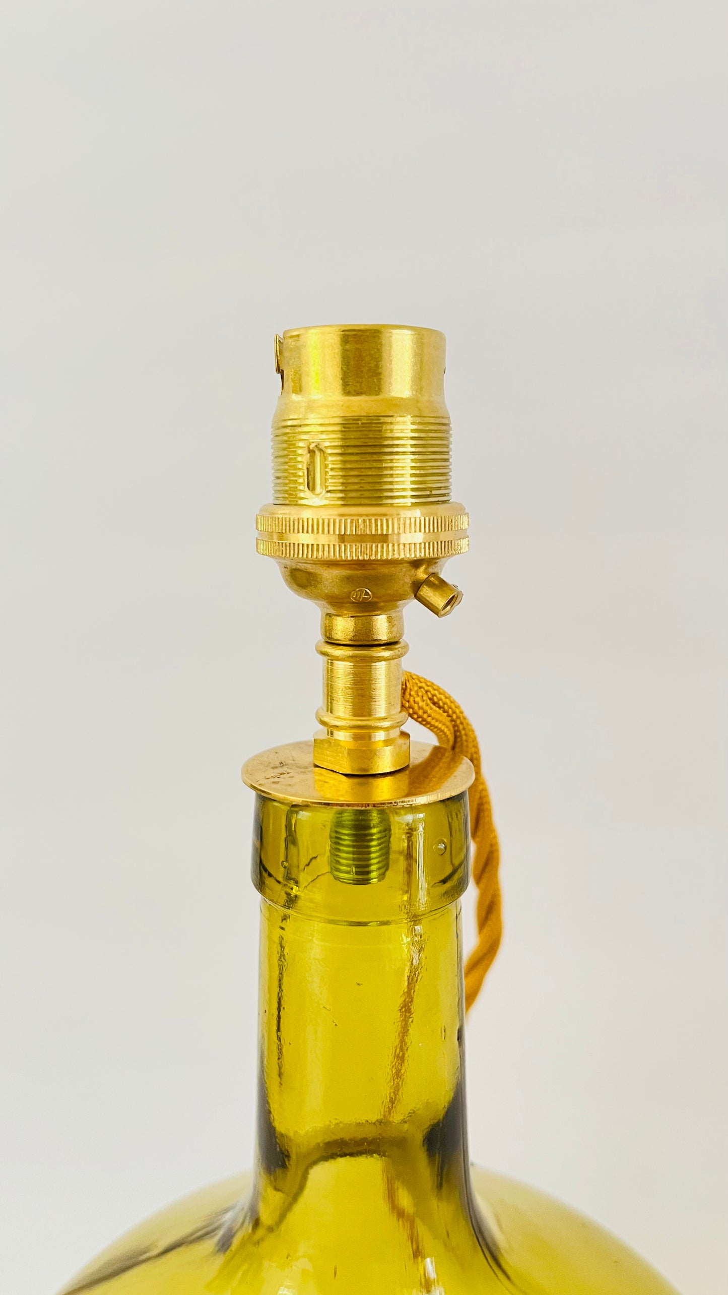Antique French Mini Demijohn Lamp