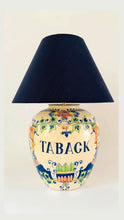 Load image into Gallery viewer, Large Antique Delft Tobacco Lamp - pre order for end of June
