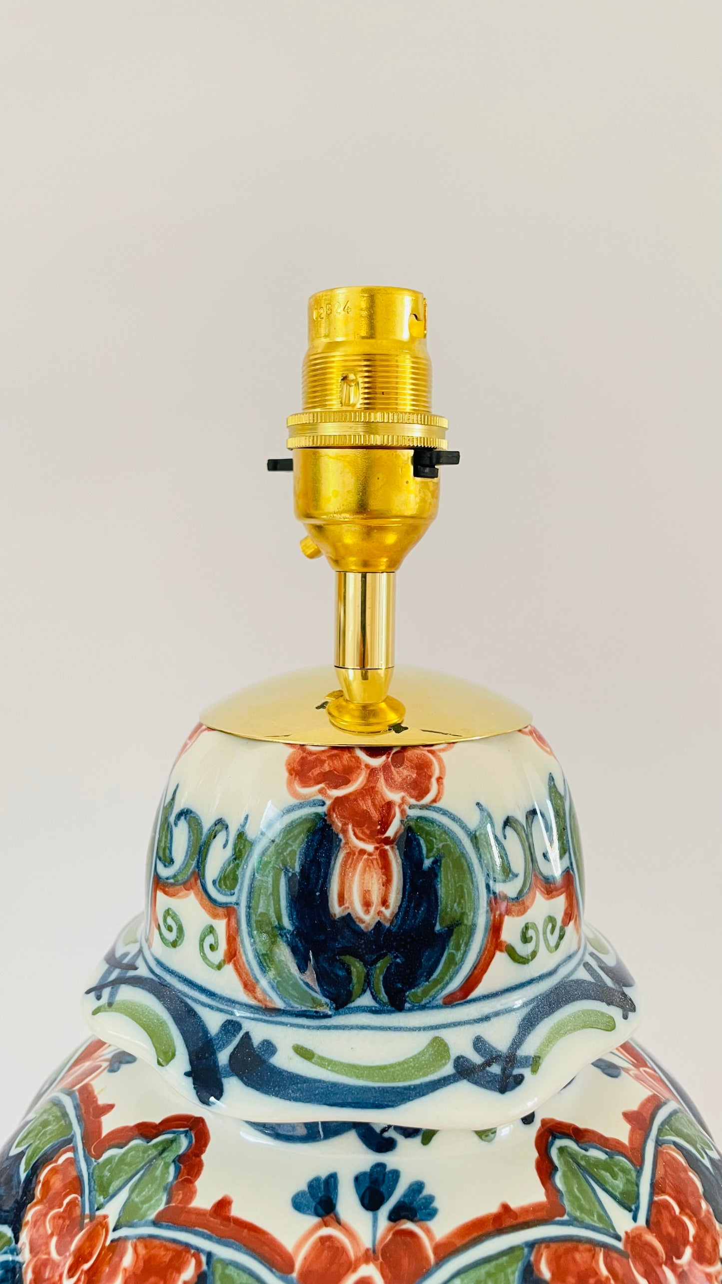 Antique Makkum Lamp - pre order for mid Aug
