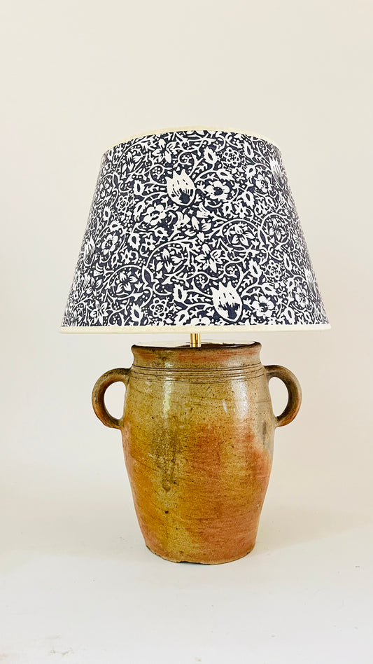 French Studio Pottery Lamp