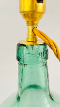 Load image into Gallery viewer, Antique French Demijohn Bottle Lamp
