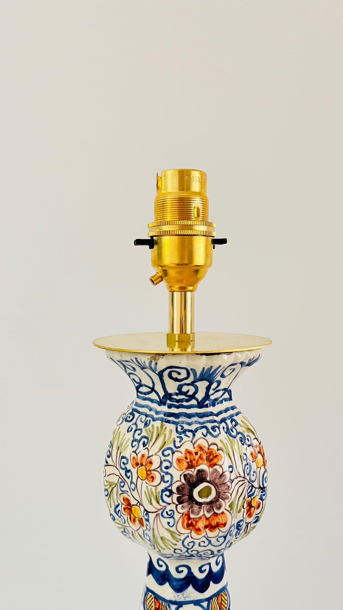 Antique Delft Van Duijn Lamp