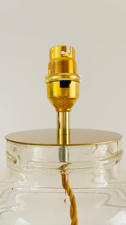 Antique Glass Table Lamp