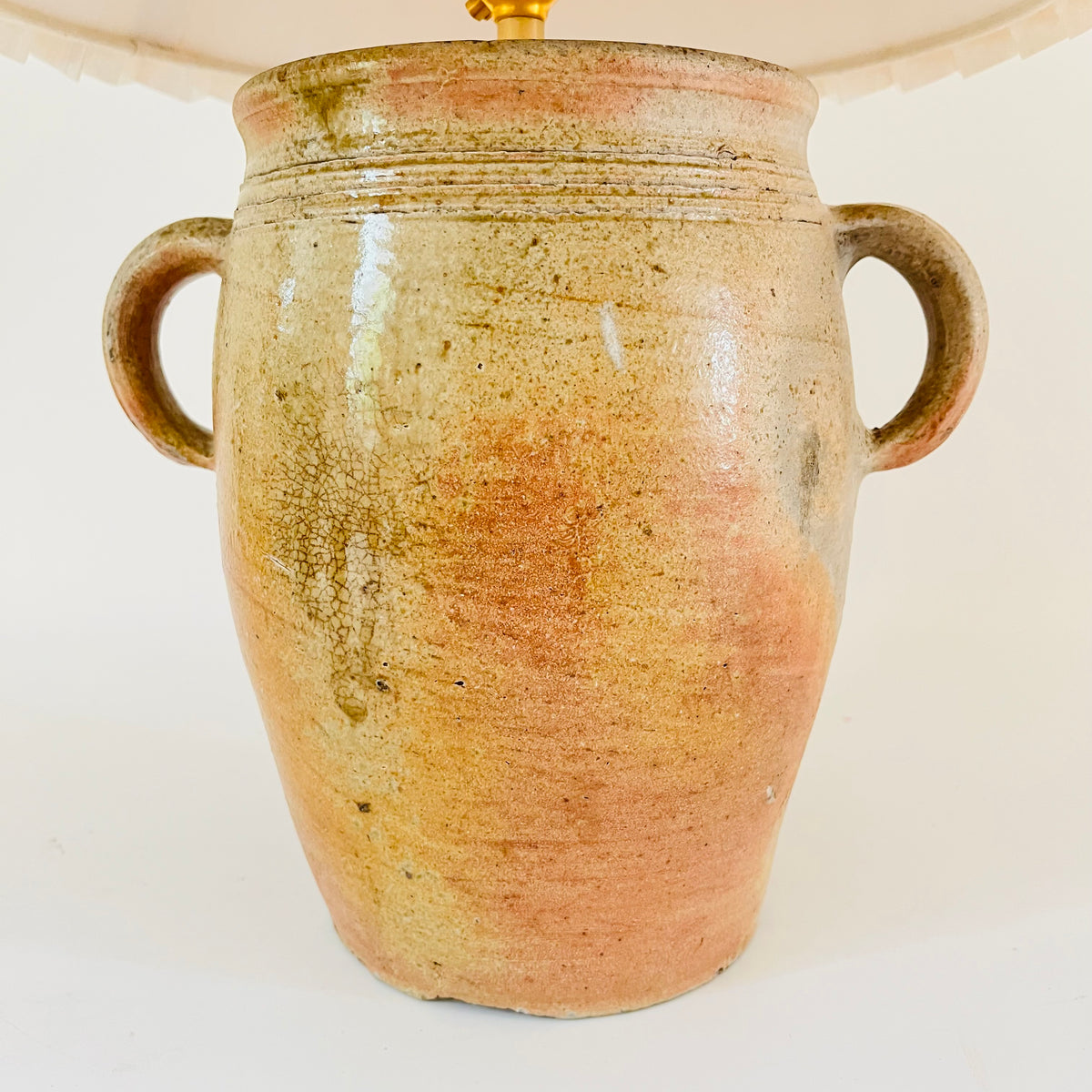 TLC Antique French Confit Jar Lamp