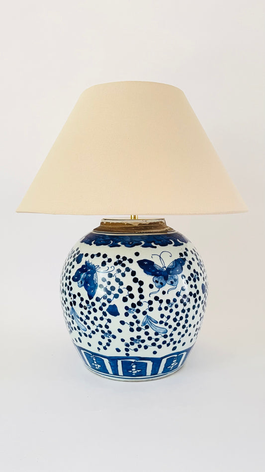 Antique Ginger Jar Lamp