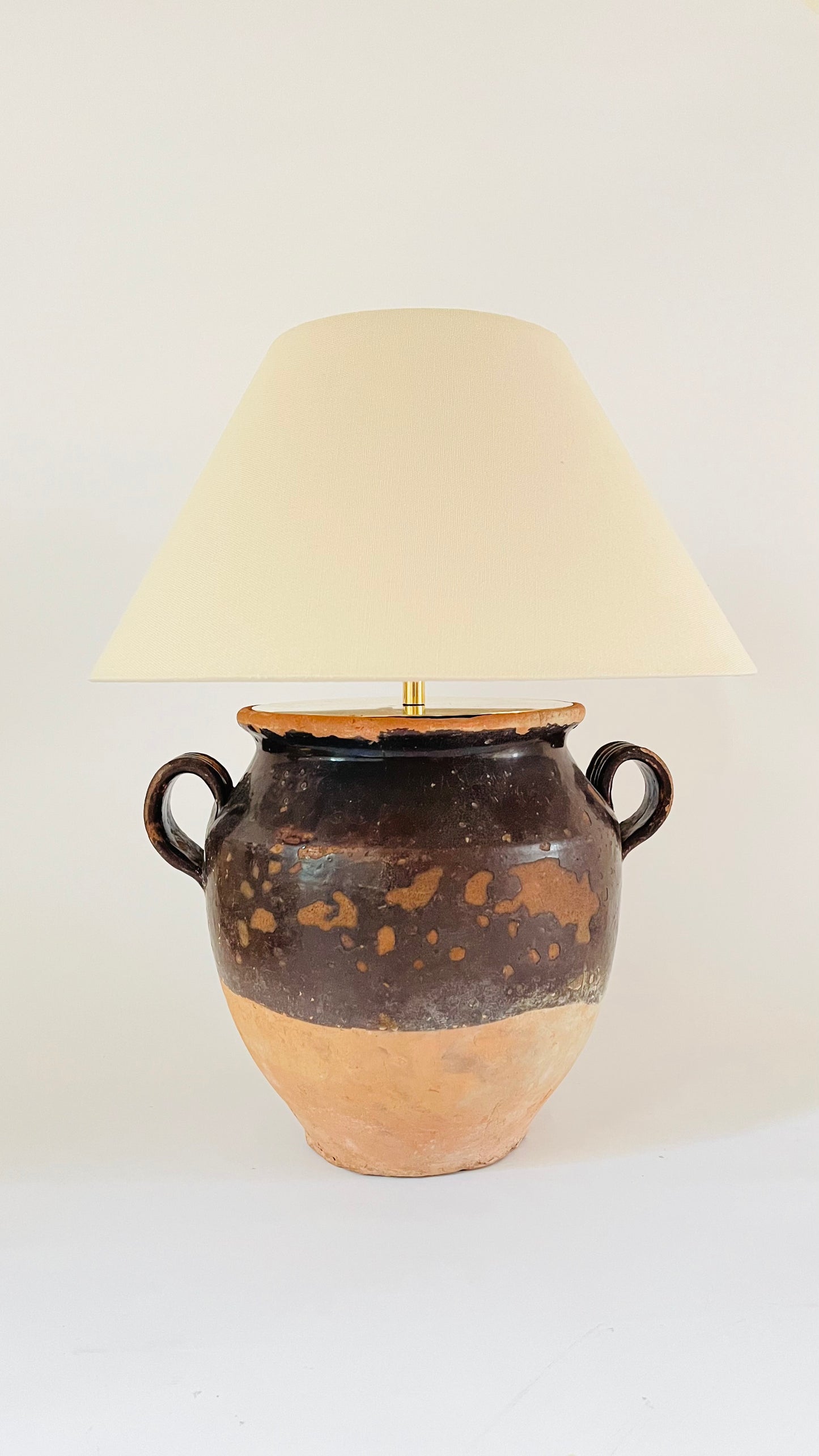 Antique French Confit Jar Lamp - pre order for end of Dec