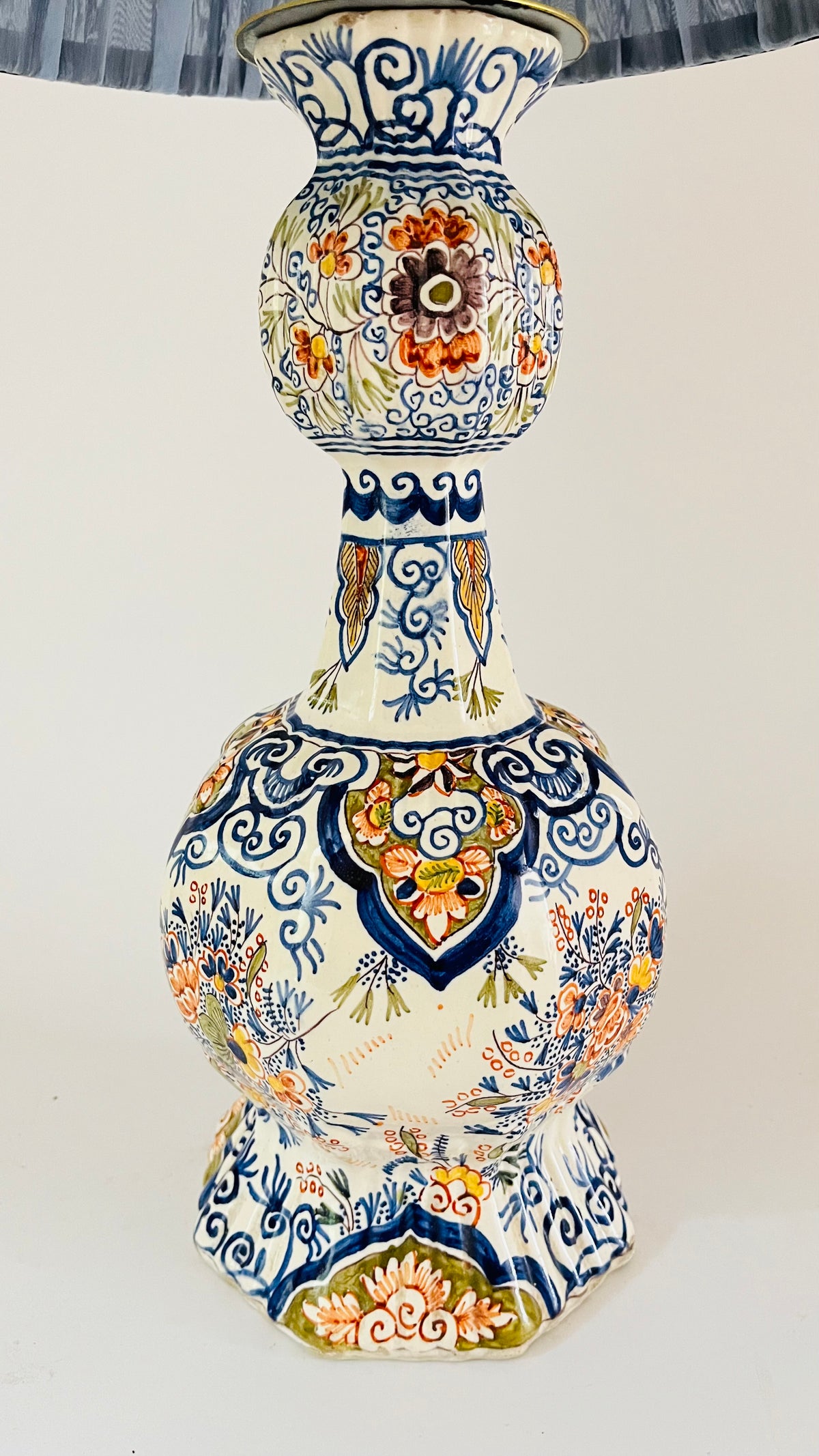 Antique Delft Van Duijn Lamp