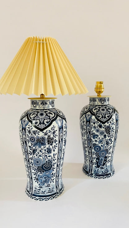 Antique Delft Lamp - pre order for end of Aug