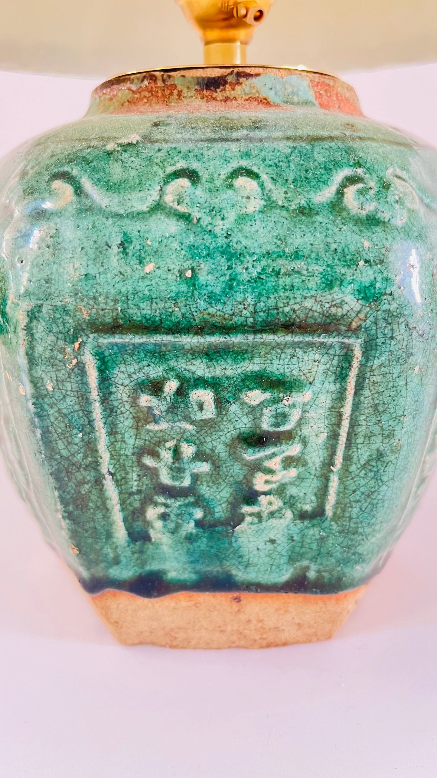 Antique Mini Ginger Jar Lamp