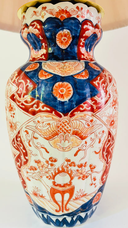 Antique Japanese Imari Lamp