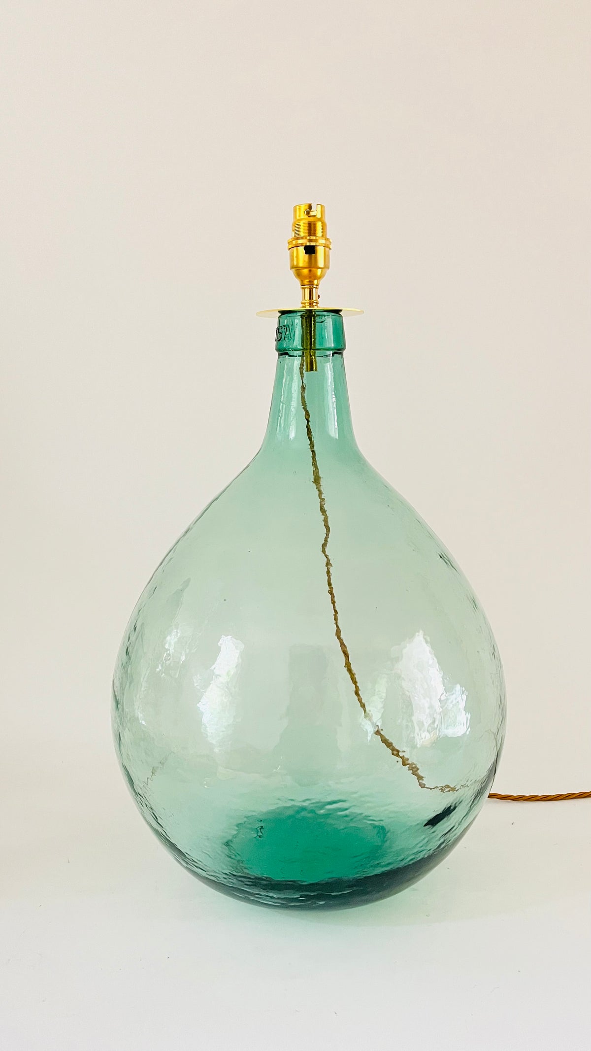 Antique French Demijohn Lamp