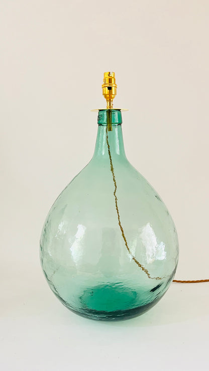 Antique French Demijohn Lamp