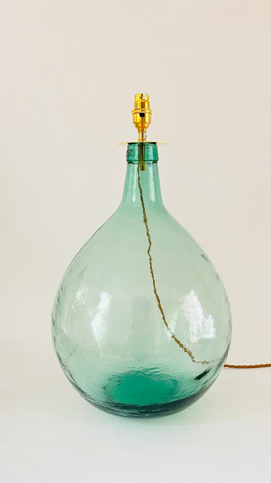 Antique French Demijohn Lamp