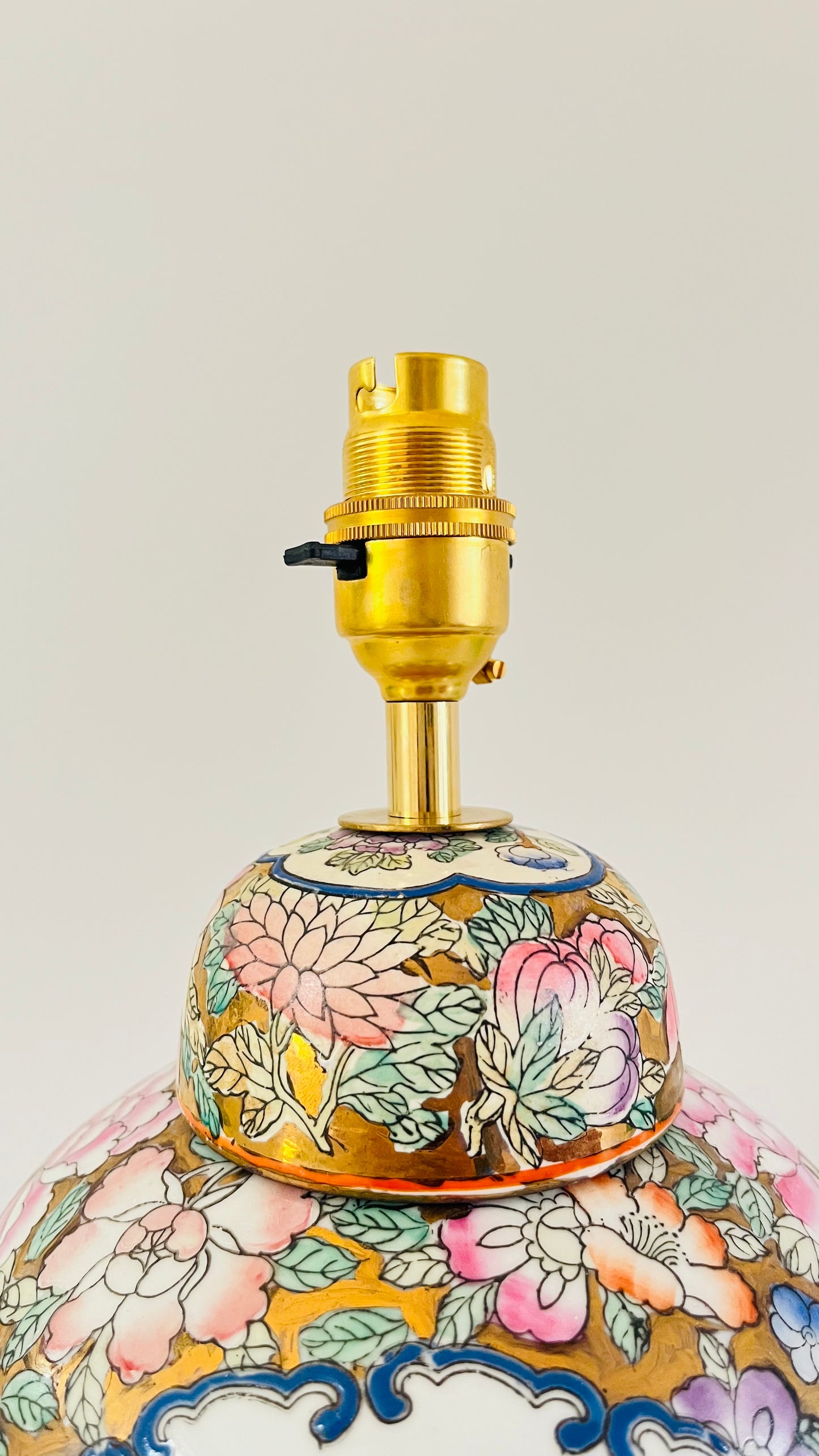 Antique Golden Jar Lamp