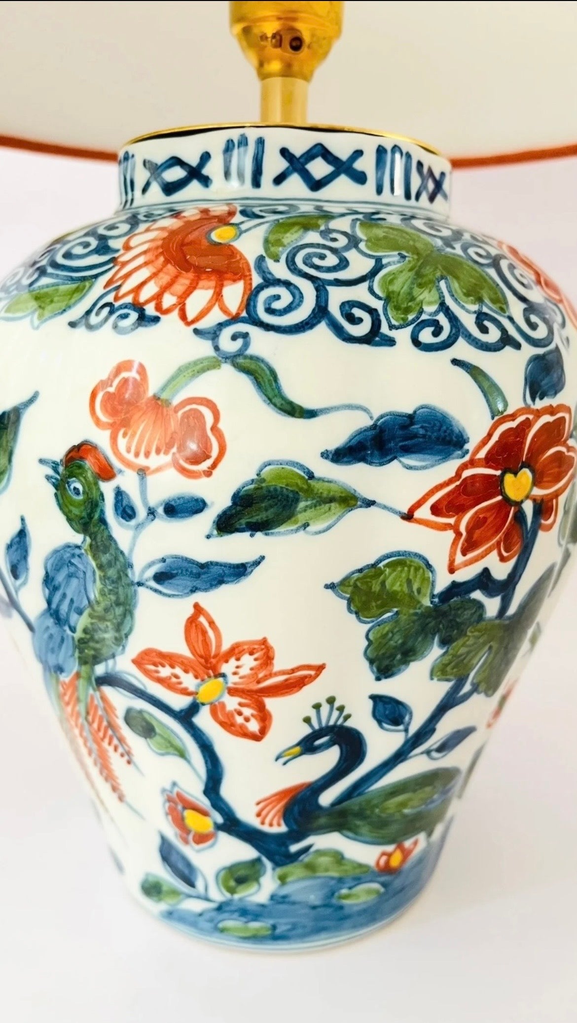 Antique Makkum Lamp
