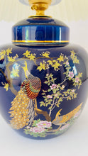 Load image into Gallery viewer, Antique Japanese Peacock Lamp

