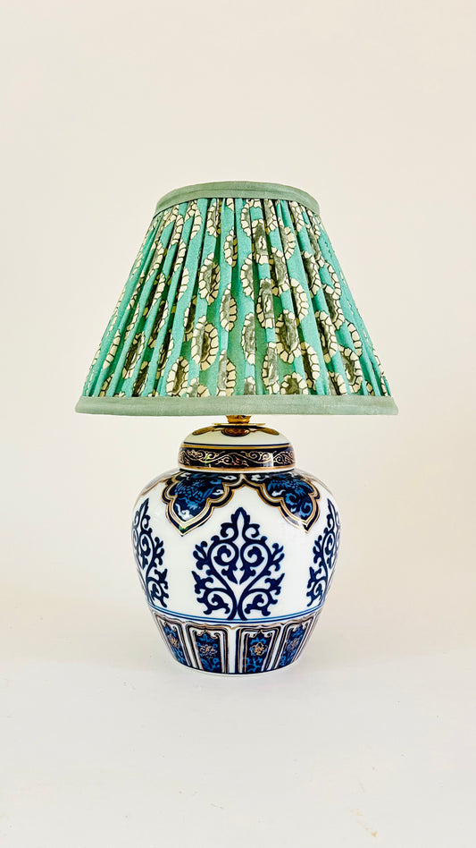 Antique Japanese Mini Gold Imari Lamp