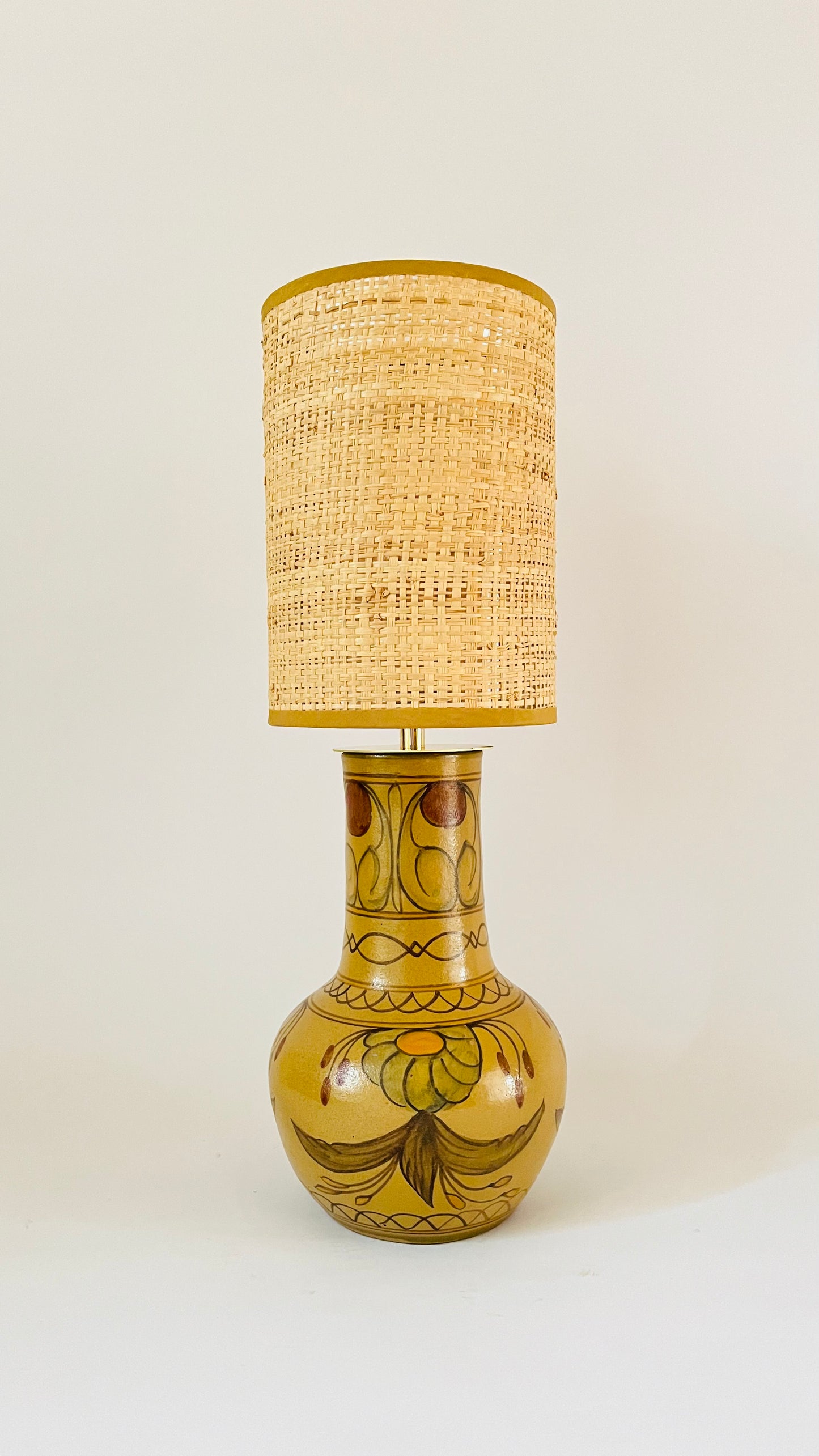 Portuguese Pottery Lamp - pre order for mid July
