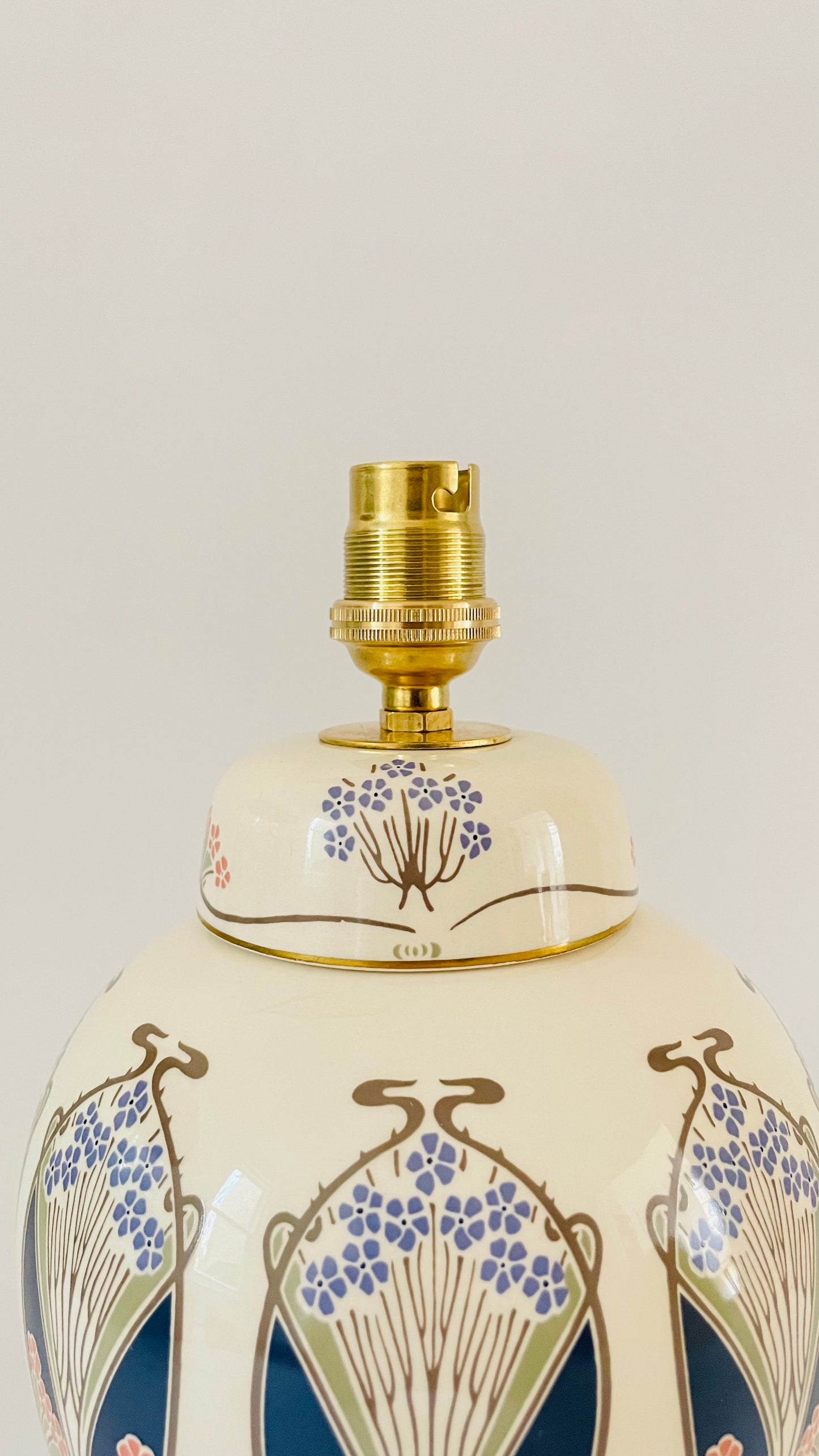 Antique Mason’s x Liberty of London Lamp