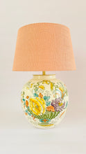 Load image into Gallery viewer, Antique Mason’s Flower Lamp
