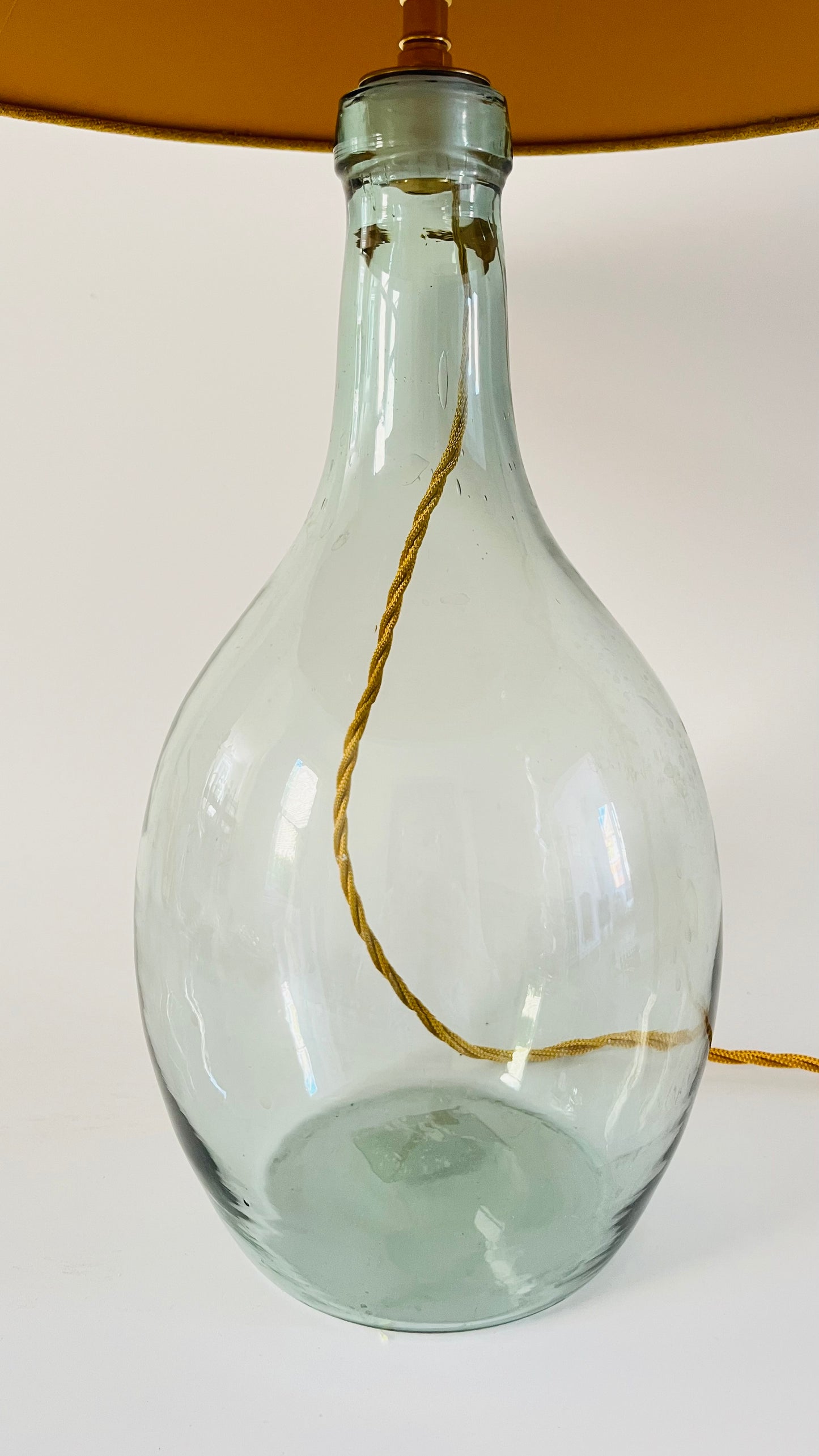 Antique Demijohn Bottle Lamp