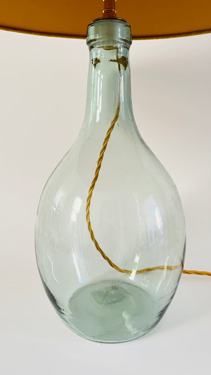 Antique Demijohn Bottle Lamp