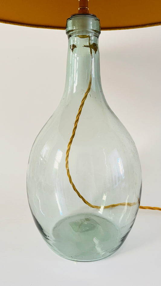 Antique Demijohn Bottle Lamp