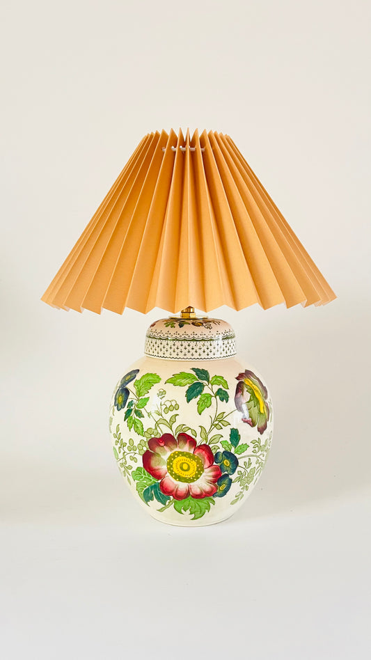 Antique Mason’s ‘Paynsley’ Jar Lamp