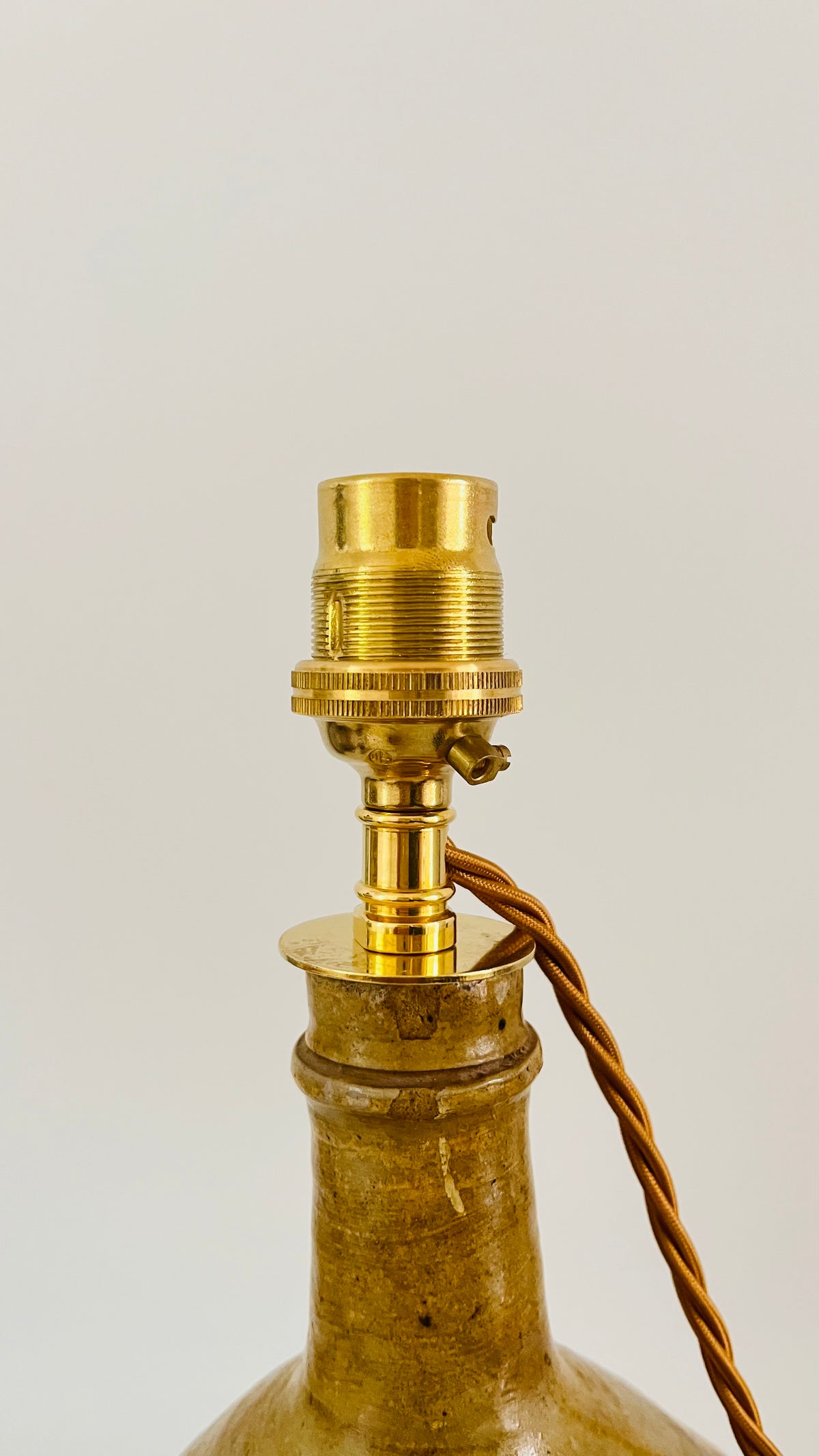 French Studio Pottery Lamp