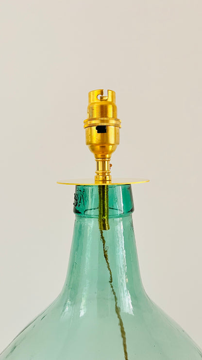 Antique French Demijohn Lamp