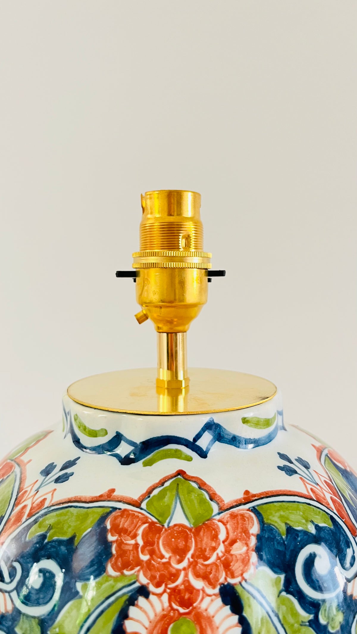 Antique Makkum Lamp