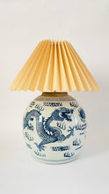Load image into Gallery viewer, Antique Large Dragon Lamp

