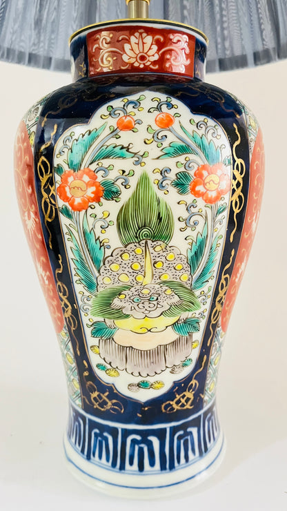 Antique Imari Table Lamp