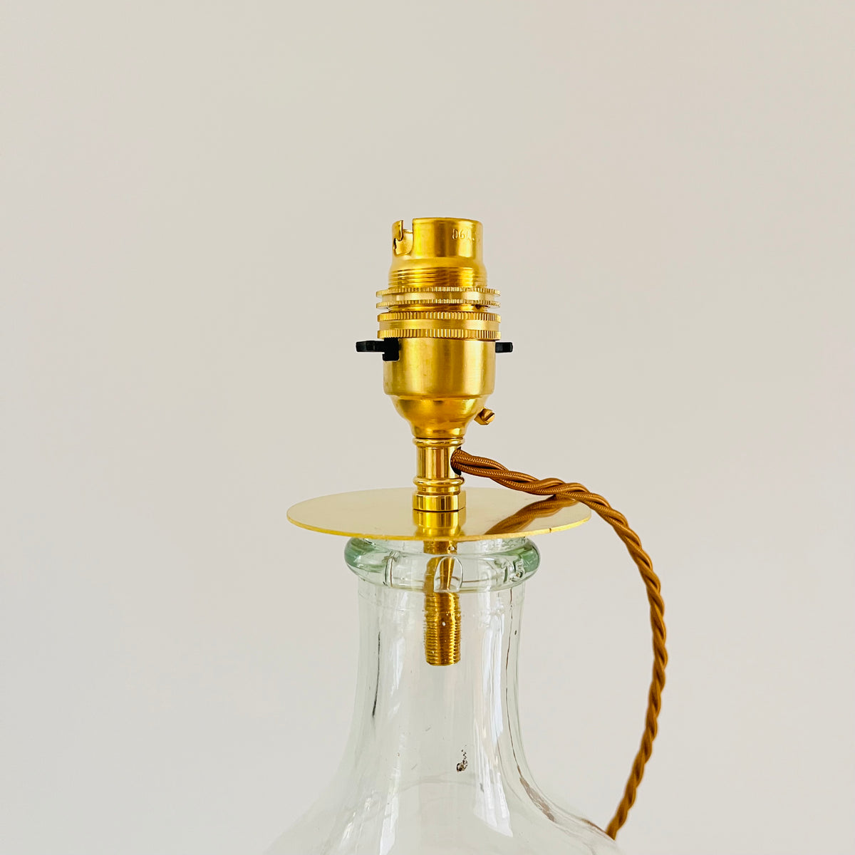 TLC Antique French Demijohn Lamp